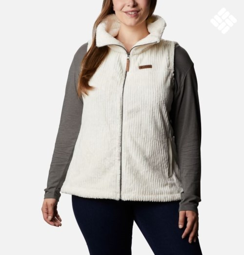 Vesta Columbia Fireside Sherpa Dama Albi | Plus Size SXSMQA701